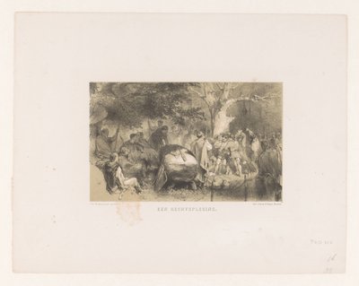 Justice et condamnation dans la forêt - Charles Rochussen