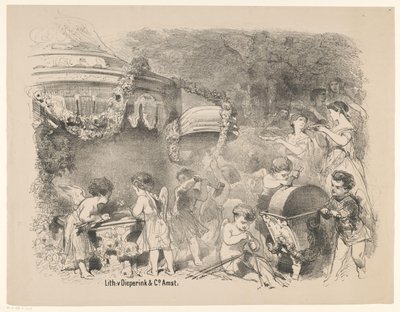 Scène de la pièce Princesse sans cœur - Charles Rochussen