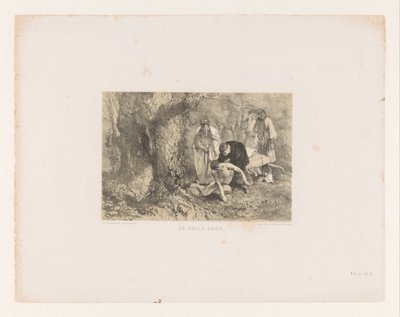 Malade amené à un arbre creux - Charles Rochussen