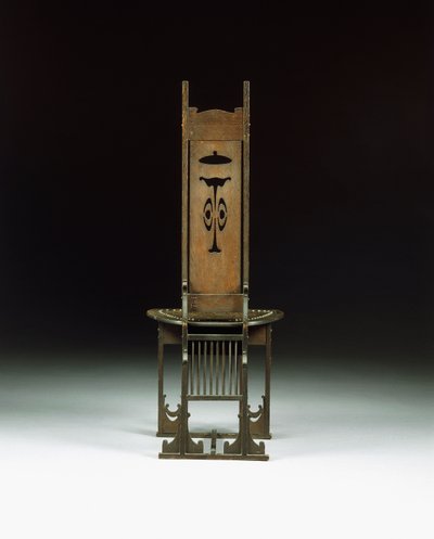 Chaise latérale, avec design ajouré, vers 1899 - Charles Rohlfs