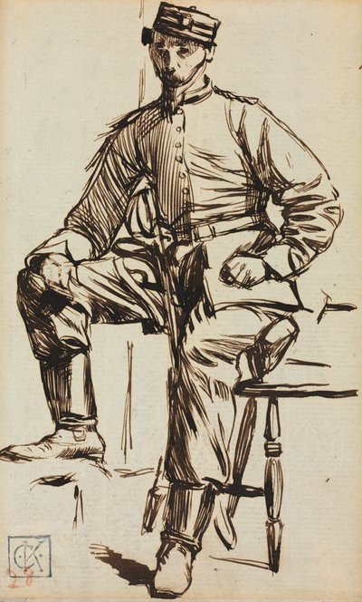 Charles Keene en Volontaire - Charles Samuel Keene