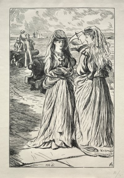 Lady Nelly - la coquette - Charles Samuel Keene
