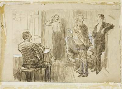 Officier et ordonnance - Charles Samuel Keene