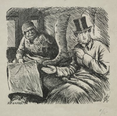 Fumer strictement interdit, 1868 - Charles Samuel Keene