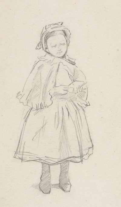 Étude pour une Petite Fille - Charles Samuel Keene