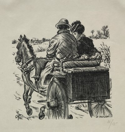 Le Manteau à doublure de fourrure, 1869 - Charles Samuel Keene