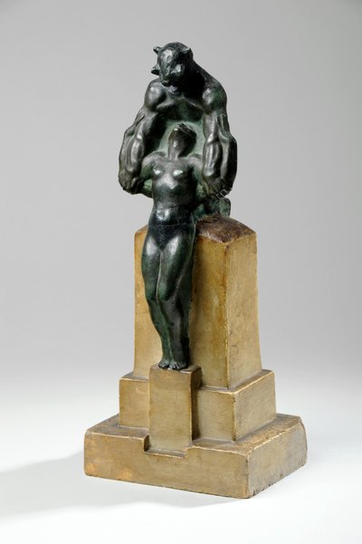 Maquette pour un groupe de fontaine de jardin de nymphes et satyres - Charles Sergeant Jagger