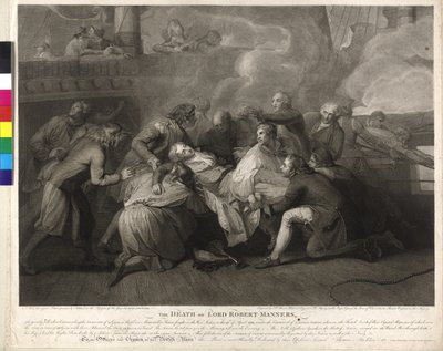 Lord Robert Manners (1758-1782) La mort de Lord Robert Manners - Charles Sherwin