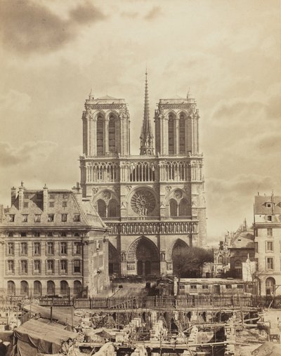 Notre-Dame de Paris, début des années 1860 - Charles Soulier