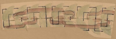 Étude pour un dessin de bordure - Charles Sprague Pearce