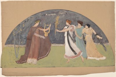 Étude pour une lunette - Charles Sprague Pearce