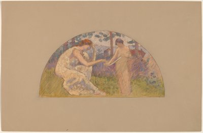 Étude pour une lunette - Charles Sprague Pearce