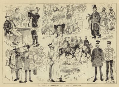 Croquis de caractère d
