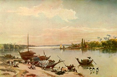 Barrackpur - Sur le Gange près de Calcutta, années 1840, 1901 - Charles Stewart Hardinge