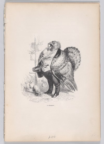 Un Banquier de Scènes de la Vie Privée et Publique des Animaux, vers 1837-47 - Charles Tamisier