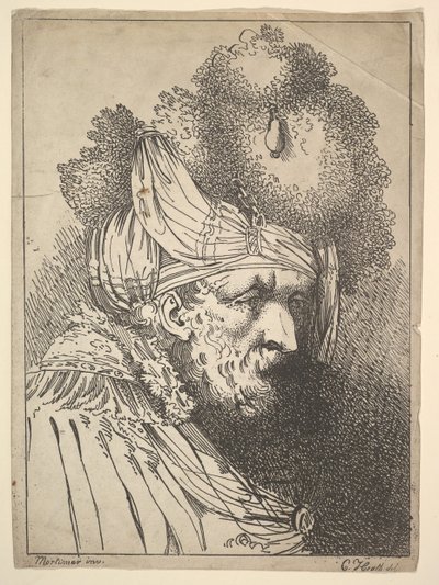 Tête orientale, ca. 1803 - Charles Theodosius Heath
