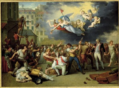 Massacre du Marquis de Pellepont, 14 juillet 1789 - Charles Thevenin