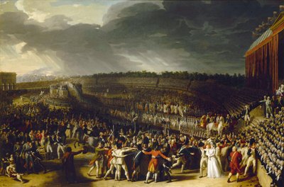 La Fête de la Fédération au Champ de Mars le 14 juillet 1790, 1792 - Charles Thevenin