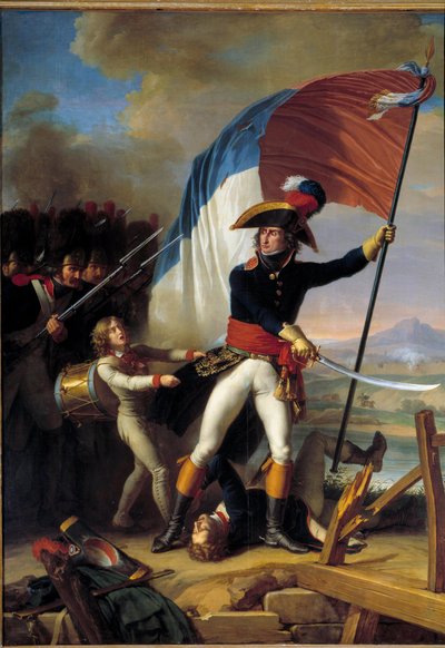 Le général Pierre Augereau menant la charge à l