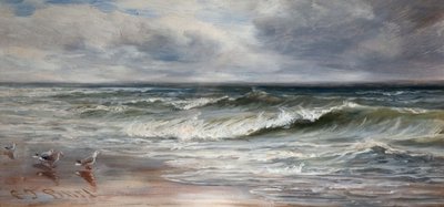 Vagues de mer, 1880 - Charles Thomas Burt