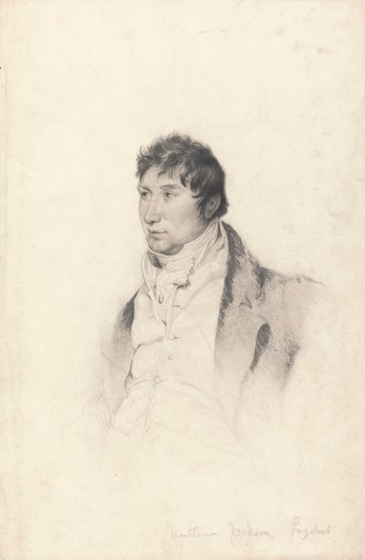 Étude de portrait pour la gravure de Gentleman Jackson - Charles Turner