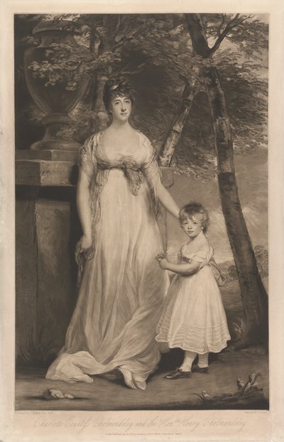 Charlotte Comtesse Cholmondeley et son fils l