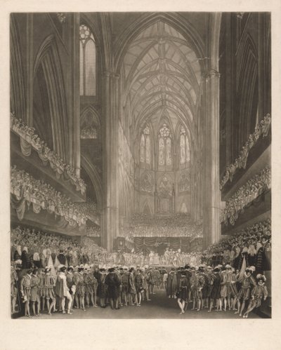 Le couronnement du roi George IV à l