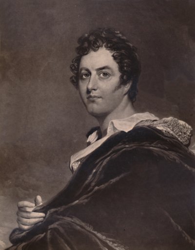 George Noel Gordon Byron, Lord Byron, poète anglais, 1894 - Charles Turner