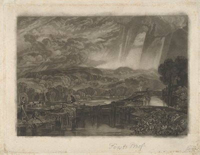 More Park, près de Watford, sur la rivière Colne - Charles Turner