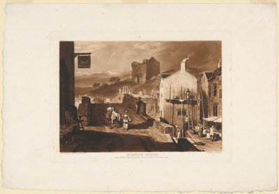 Morpeth, Northumberland, du Liber Studiorum, 1809 - Charles Turner