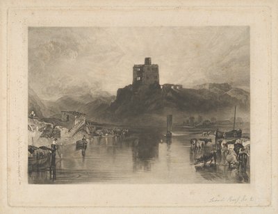 Château de Norham, sur la rivière Tweed - Charles Turner