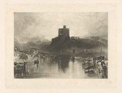 Château de Norham, sur la rivière Tweed - Charles Turner
