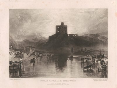 Le château de Norham, au bord de la Tweed - Charles Turner