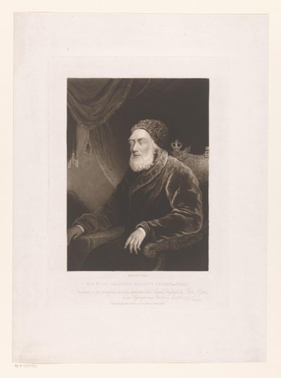 Portrait de George III du Royaume-Uni - Charles Turner