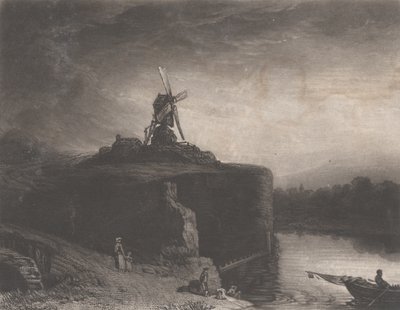 Le moulin de Rembrandt, 1823 - Charles Turner
