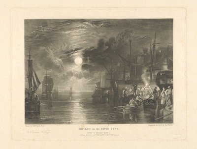Les boucliers sur la rivière Tyne - Charles Turner