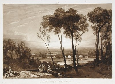 Le pont au second plan - Charles Turner