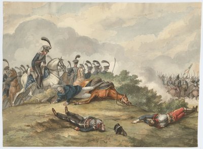 Maréchal Blücher à la bataille de Ligny le 16 juin 1815, 1818 - Charles Turner Warren