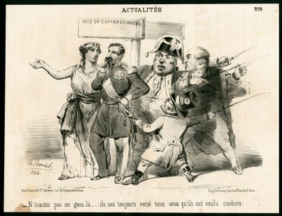 Le Charivari, Satirique en N & B - Charles Vernier