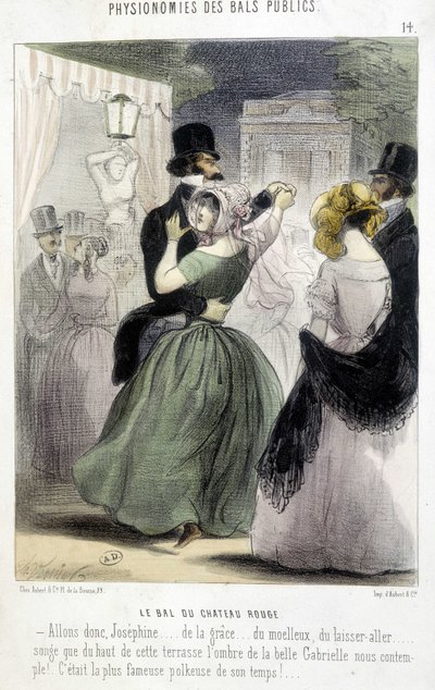 Promenade populaire de Paris : le bal du Château rouge - Charles Vernier