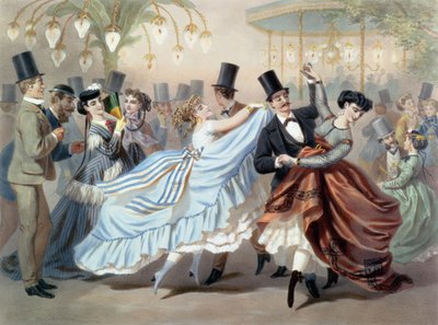 Valse au Bal Mabille, Avenue Montaigne, Paris - Charles Vernier