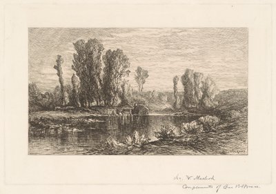 Paysage avec Chariot de Foin - Charles Volkmar