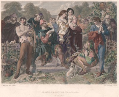 Orlando et le lutteur - "Comme il vous plaira" - Charles W. Sharpe