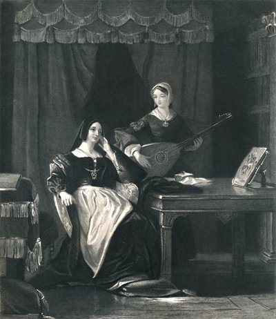 Reine Katherine Roi Henri VIII, vers 1870 - Charles W. Sharpe