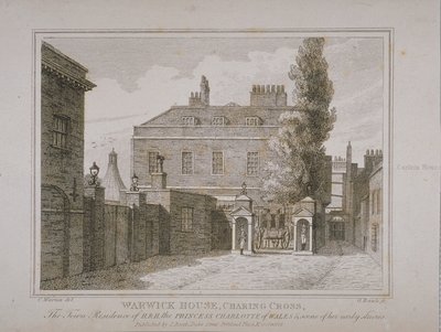 Vue de Warwick House - Charles Warren