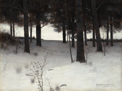 Bois en hiver, 1886 - Charles Warren Eaton