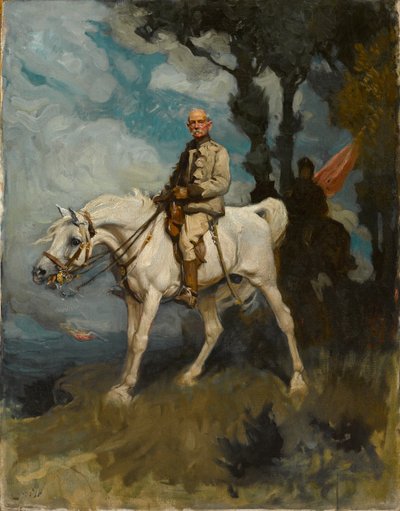 Général Sir Frederick Sleigh Roberts, sur son cheval Vonolel - Charles Wellington Furse