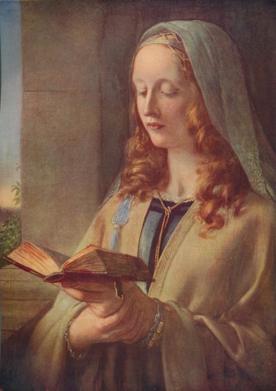 Méditation de jeune fille, 1847, c1915 - Charles West Cope