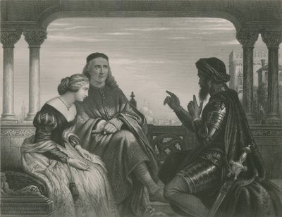 Othello racontant ses aventures, Othello - Charles West Cope