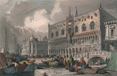 Le Grand Canal et le Palais des Doges, Venise, 1844 - Charles Westwood